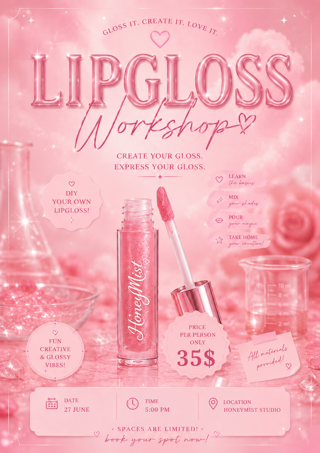 Lipgloss Making Workshop